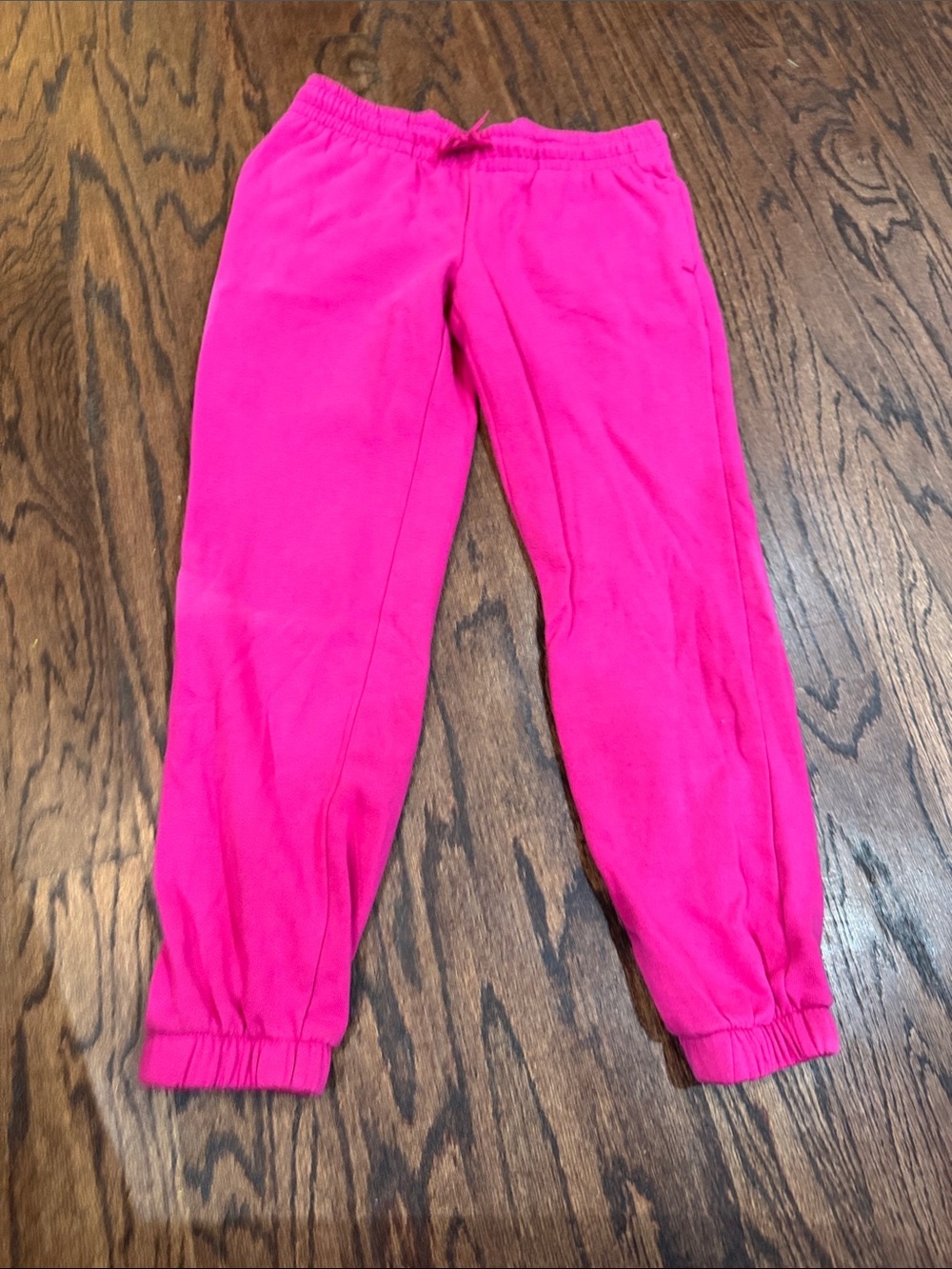 Athletic Works Bright Hot Pink Jogger Sweatpants size XL (14-16)